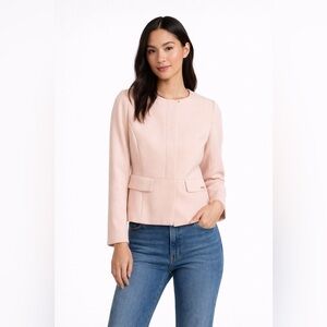 Calvin Klein Light Pink Structured Blazer – Petite 6P | New Without Tags